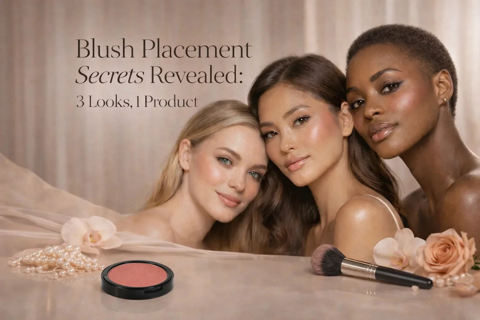 Blush Placement Secrets Revealed: 3 Looks, 1 Product (Face Shape Guide