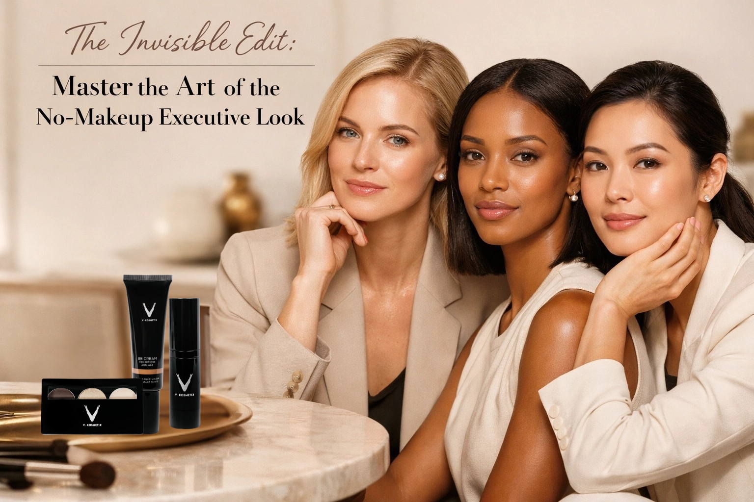 The Invisible Edit: Master the Art of the No-Makeup Executive Look