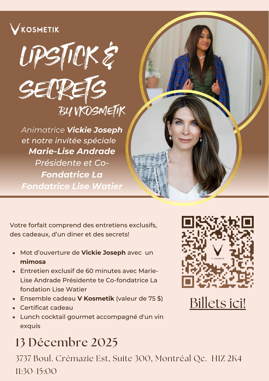 Lipstick and Secrets Marie-Lise Andrade 13 Décembre 2025***