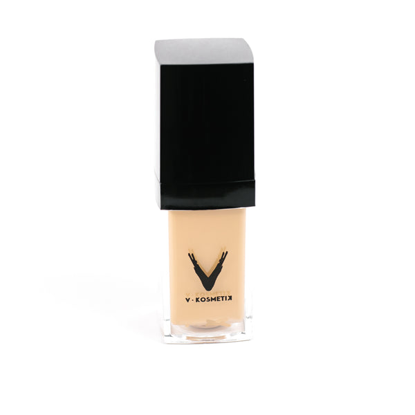 Liquid Face Foundation Flawless Finish - C4 WARM YELLOW