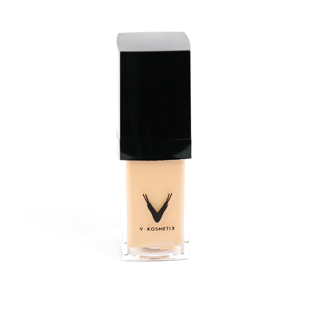 Liquid Face Foundation Flawless Finish - C5 WARM YELLOW