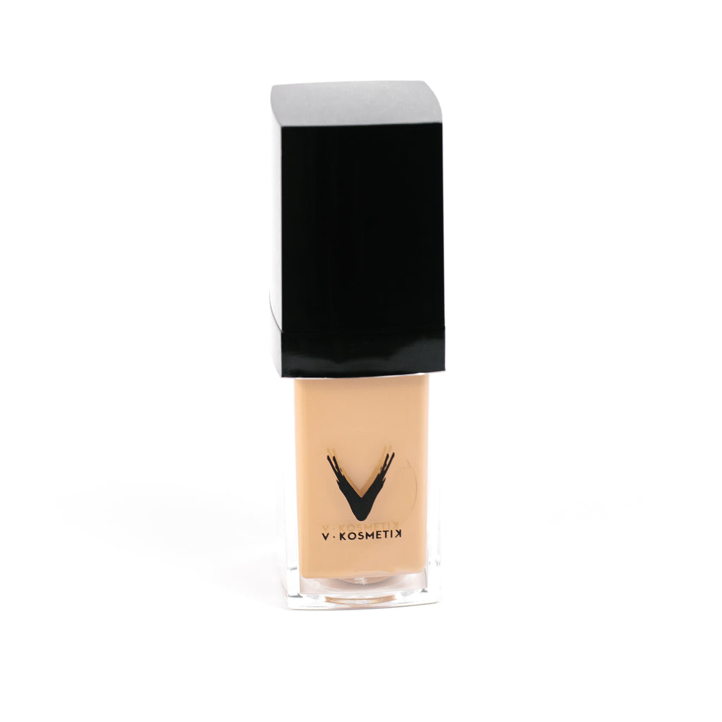 Liquid Face Foundation Flawless Finish - C7 WARM YELLOW