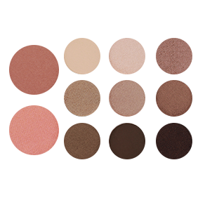 Eyeshadow and Blush Palette - Deep and Delicious